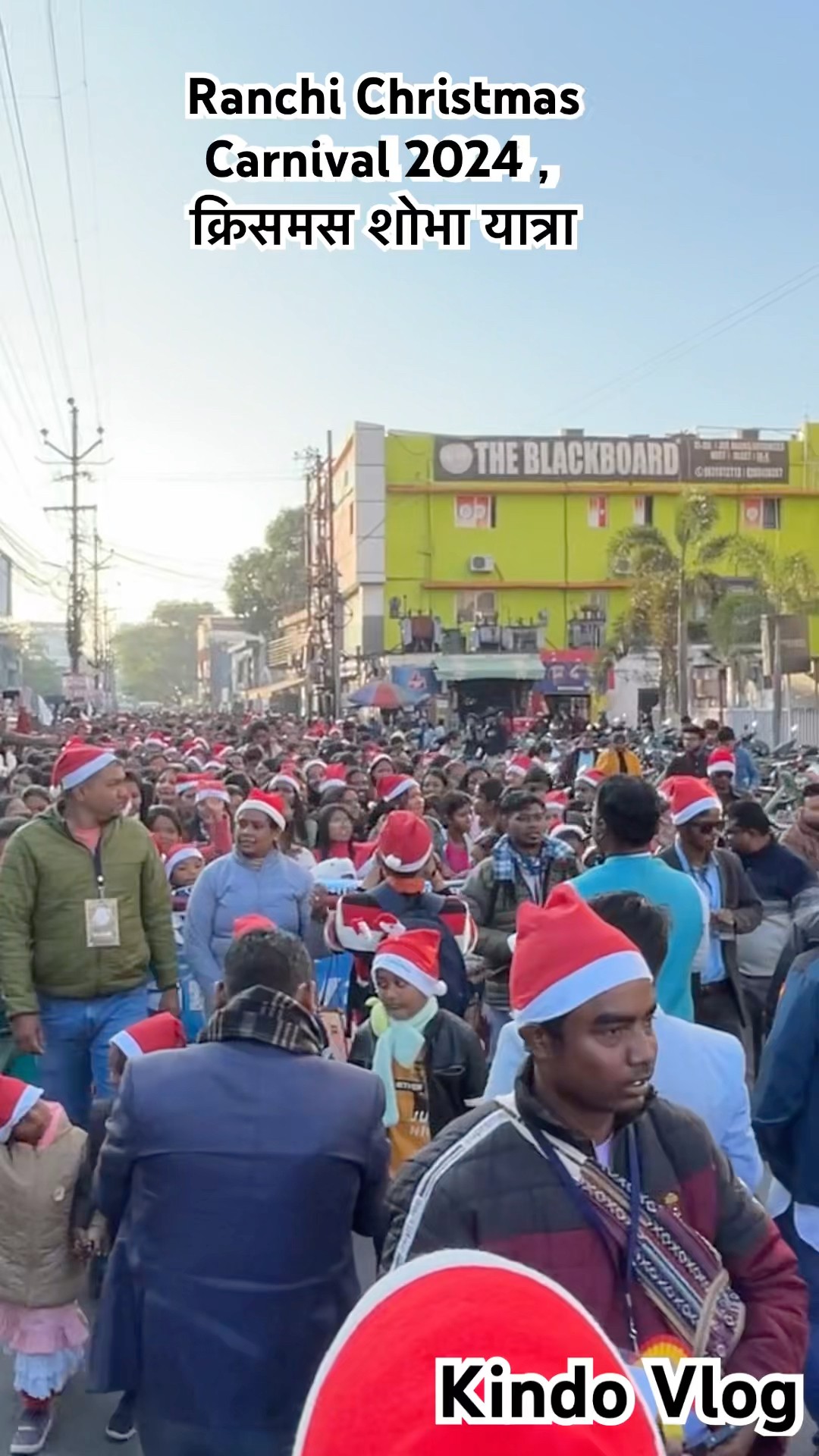 Ranchi Christmas Carnival 2024 , क्रिसमस शोभा यात्रा/video82